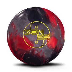 2025 900 Global Zen 25 bowling ball with lightweight core, 74-76 durometer rating, power edge finish, high flare potential, symmetrical weightblock, 83 pearl coverstock